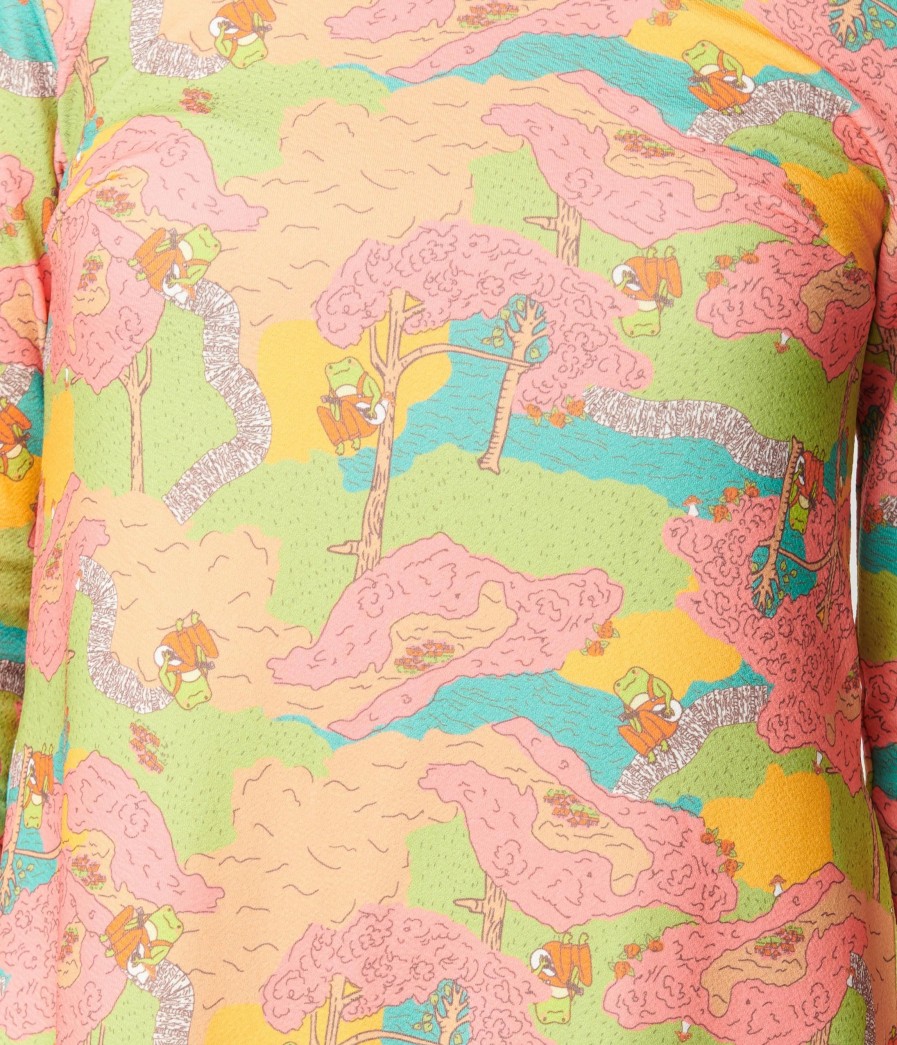 * Smak Parlour Frog In The Park Print Cosmic Shift Dress Everyday