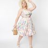 * Silver Stop Inc. (Voodoo Vixen) Voodoo Vixen Plus Size Mint Under The Sea Flare Dress Fit & Flare