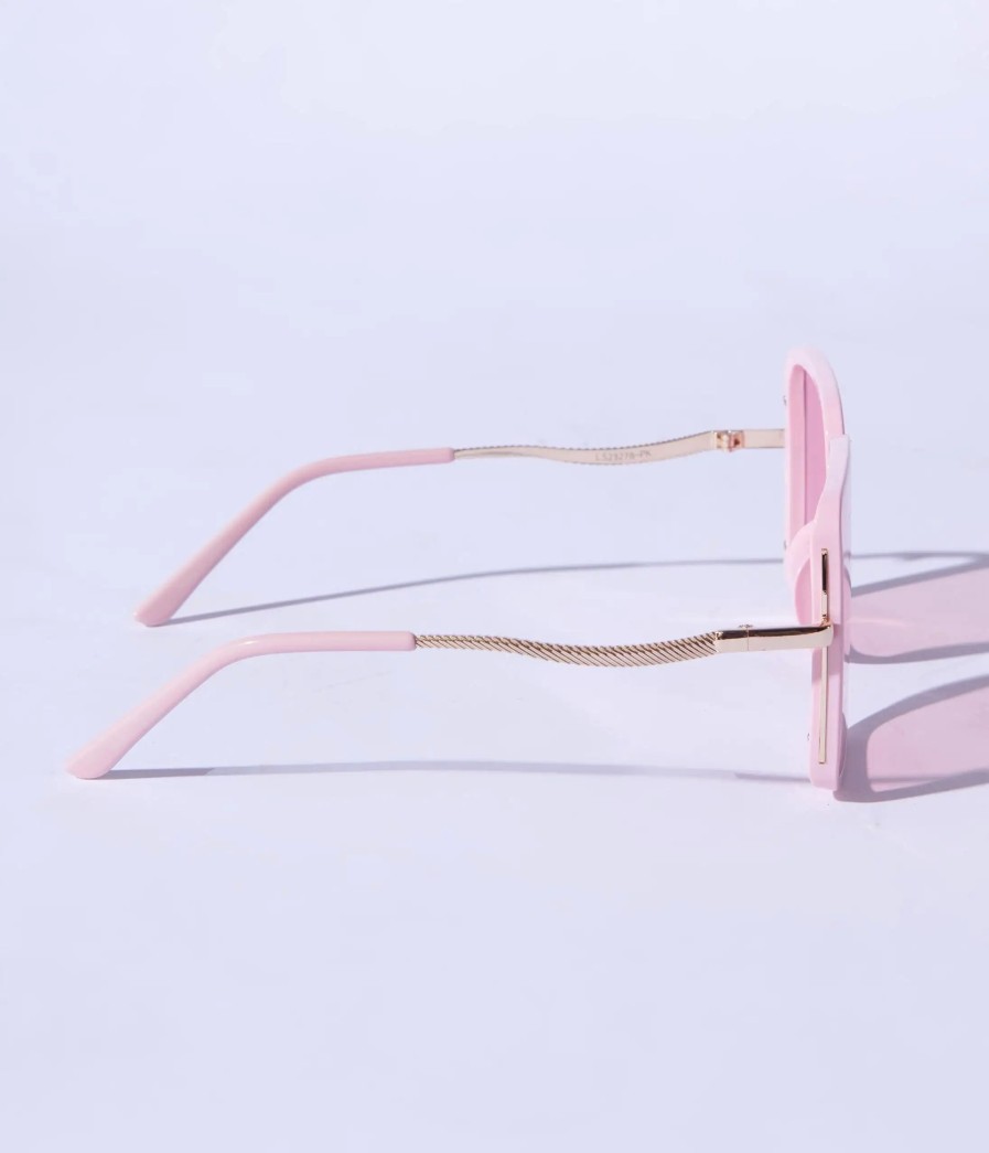 * Lucent Product Inc. Pink Oversized Square Sunglasses Swim Accessories