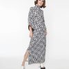 * Audrey K Black & White Mod About You Maxi Dress Midi & Maxi