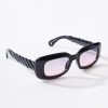 * Lucent Product Inc. Black & Pink Ombre Tint Oval Sunglasses Swim Accessories