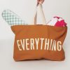 * Alphabet Bags (Faire) Tan Everything Tote Bag Swim Accessories