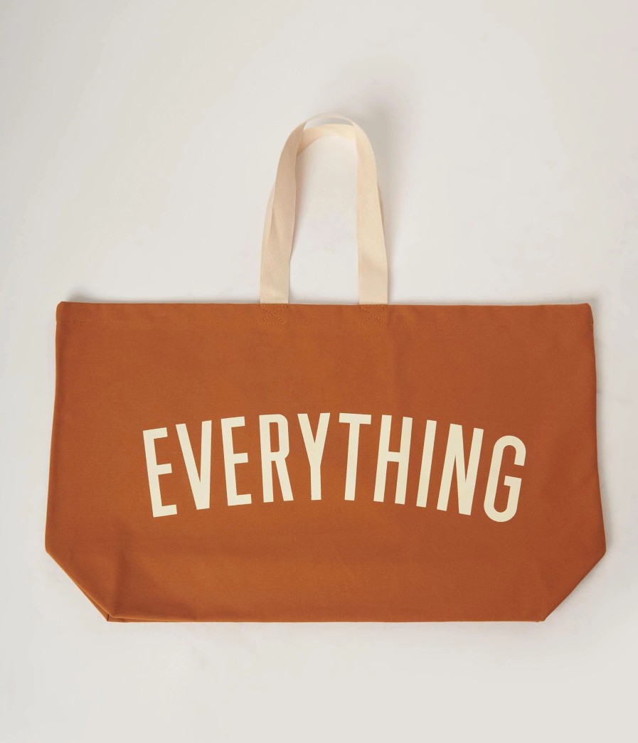 * Alphabet Bags (Faire) Tan Everything Tote Bag Swim Accessories