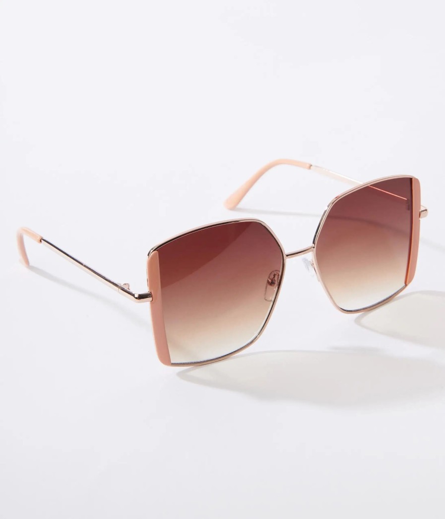 * Lucent Product Inc. Light Pink Square Sunglasses Swim Accessories