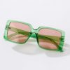 * Lucent Product Inc. Green & Orange Tint Square Sunglasses Swim Accessories