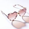 * Aj Morgan Eyewear (B2B Wholesale) Light Tortoise Heart Sunglasses Swim Accessories