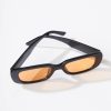 * Lucent Product Inc. Black & Orange Tint Oval Sunglasses Swim Accessories