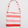 * Joia Think Pink Striped 2 In 1 Towel Tote Bag Swim Accessories