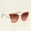 * Aj Morgan Eyewear (B2B Wholesale) Tortoise & Red Very Special Cat Eye Sunglasses Swim Accessories