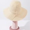 * Jeanne Simmons Accessories Beige Paper Braid Bucket Hat Swim Accessories