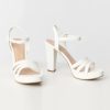 * Fortune Dynamic Pure White Platform Heel Sandals Swim Accessories