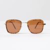 * Lucent Product Inc. Gold & Tortoise Thick Frame Square Sunglasses Swim Accessories