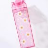 * Femfetti Pink Happy Daisy Milk Carton Water Bottle Swim Accessories