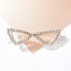 * Lucent Product Inc. Clear Silver Rhinestone Cat Eye Sunglasses Swim Accessories